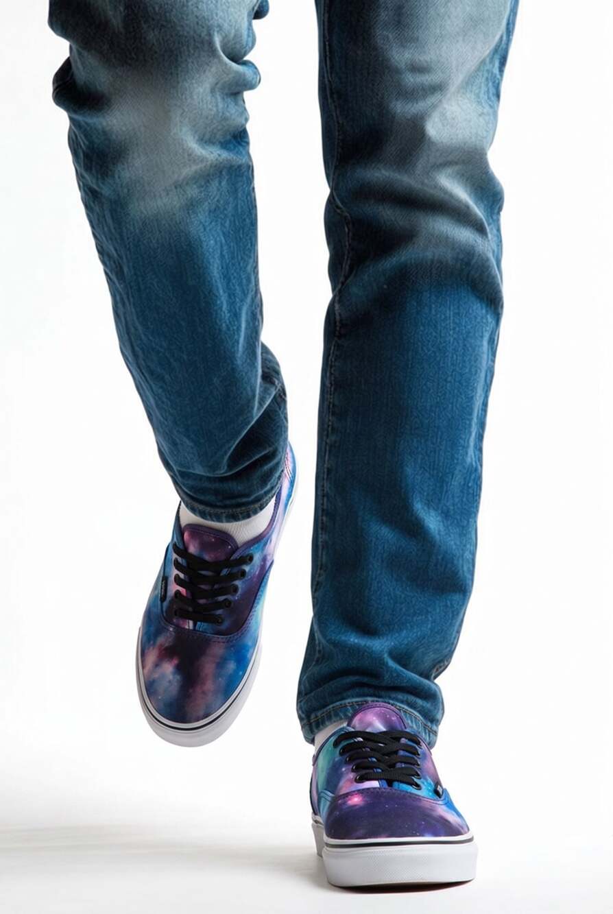 Vans Galaxy Space Print Sneakers Men US 7 Women US 8.5